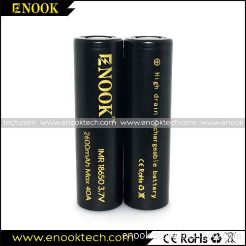 Enook 18650 2600mAh 40A rechargerble battery  hot selling